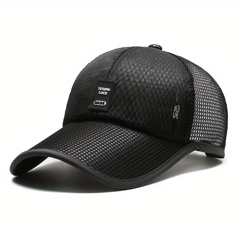 Men's Adjustable Mesh Baseball Cap Sunscreen Trucker Hat
