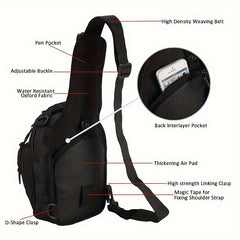 Outdoor Shoulder Bag Sling Backpack for Camping Hiking Travel