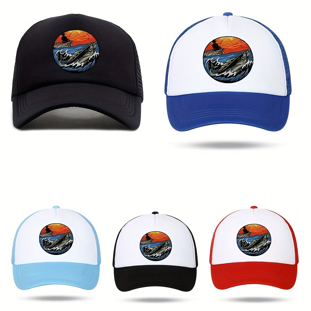Unisex Sunshade Adjustable Baseball Cap for Outdoor Sport Fishing
