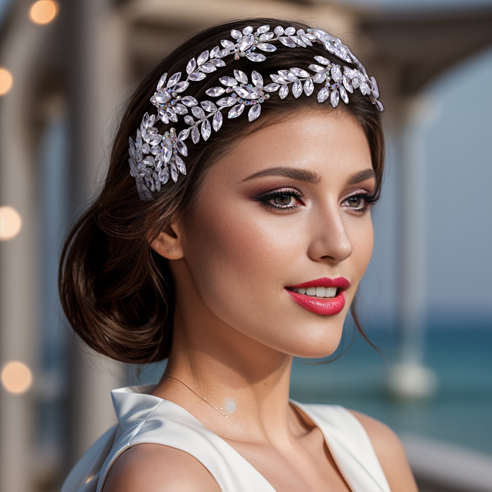 Vintage Rhinestone Bridal Headband for Weddings & Special Occasions