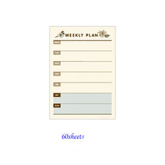60 Sheet Portable Planner Stay Organized and On Track Daily Schedule
