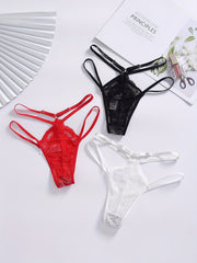 3 Pack Plus Size Sexy Briefs Set Women's Plus