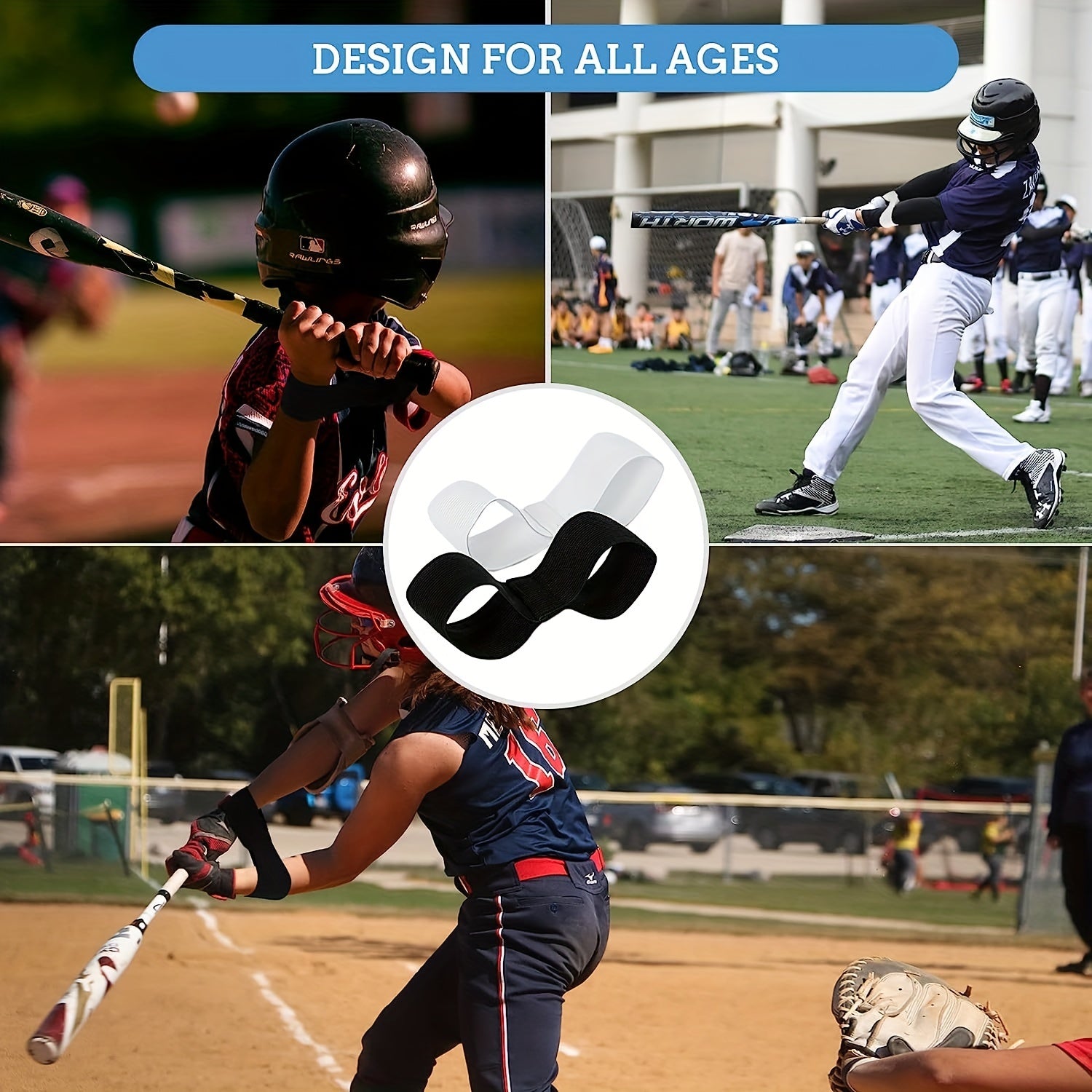 Baseball Swing Trainer Bands - Baseball Training Aids - Hitting & Swing Tape