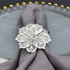 2pcs Farmhouse Floral Napkin Rings for Home Table Decorations