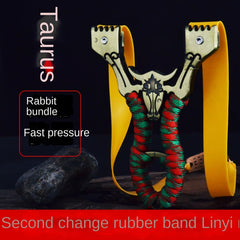 1pc Zinc Alloy Slingshot Toy for Fishing & Training