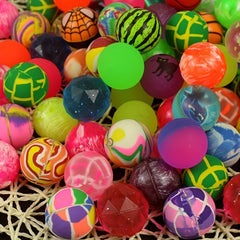 20pcs Solid Rubber Elastic Ball For Outdoor Game