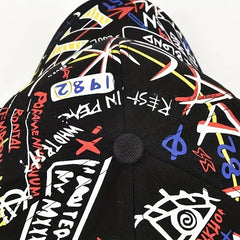 Graffiti Print Outdoor Sun Hat Baseball Cap
