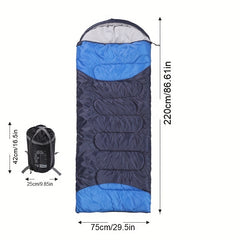 Double Stitching Camping Sleeping Bag - Spliceable for Mountaineering and Hiking