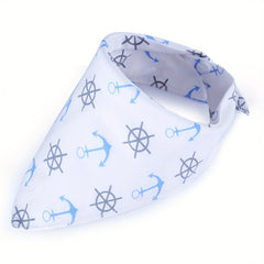 6 Months Baby Teething Triangle Cotton Bib Soft And Eco Friendly Printed