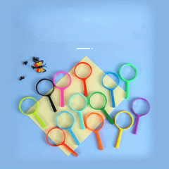 Colorful Kids Handheld Mini Magnifier 25mm Portable