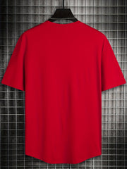 BEAR BEAR Men's Graphic Crew Neck T-shirt for Summer