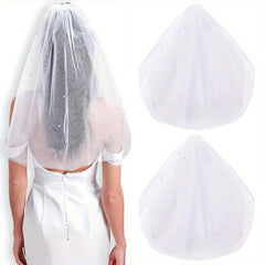 Sparkling Rhinestone Bridal Veil for Women