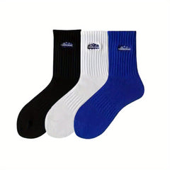 3 Pairs Breathable Sport Socks Quick Drying Anti-odor Men Women