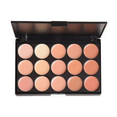 Pro 15 Colors Contouring Kit Cream Concealer Makeup Palette