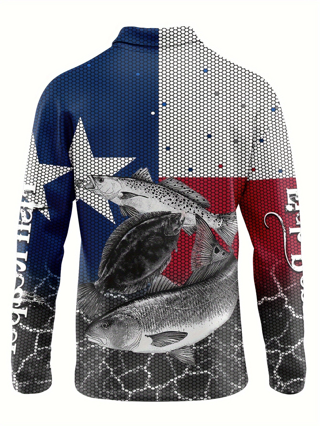 Fish 3d Pattern Men's Long Sleeve Shirt For Autumn Mens Clothing