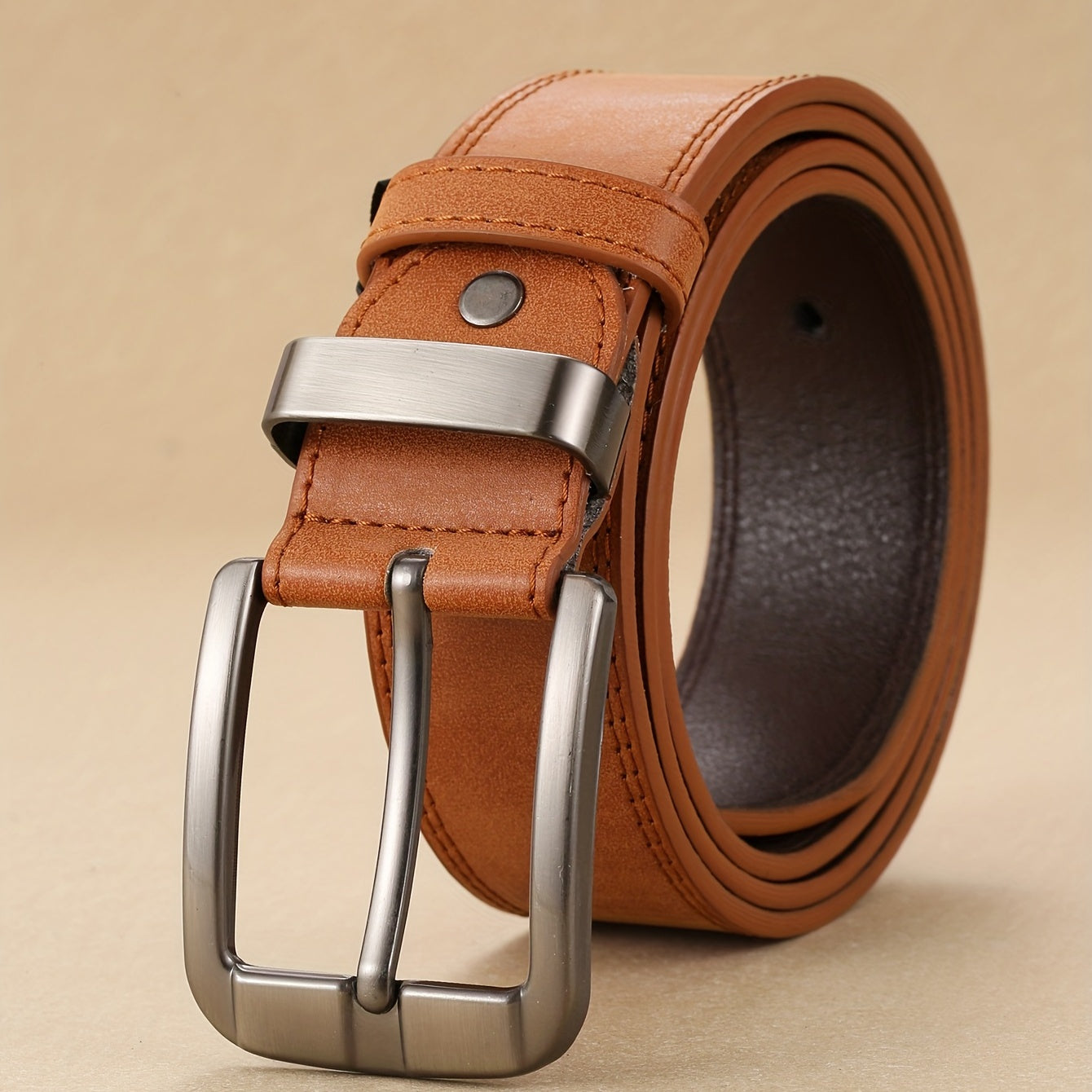 Men's Casual Buckle Belt for Denim Pants Jeans