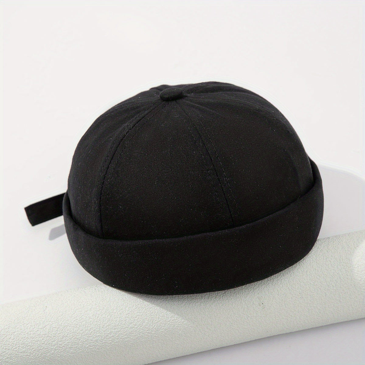 Retro Solid Street Melon Hat Men's Beanie Landlord Hat