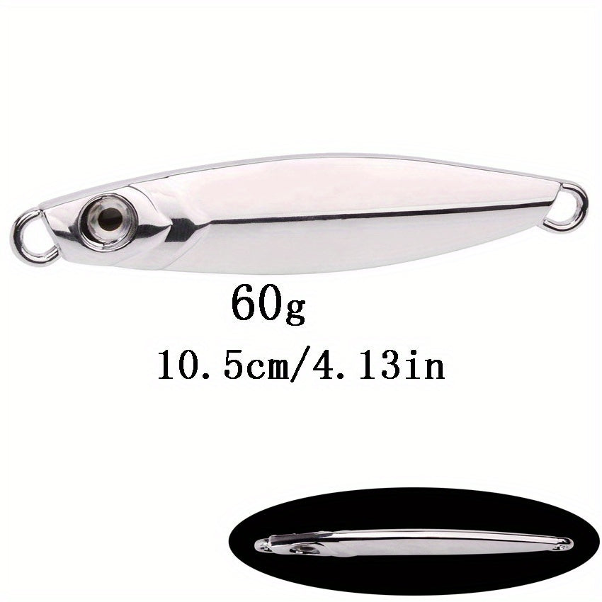 Metal Jigs Hard Bait Fishing Lures for Saltwater 60g 80g 100g
