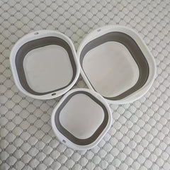 Foldable Basin Portable Face Washing Basin for Outdoor Travel Camp