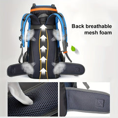 70L Outdoor Camping Backpack Men's Travel Bag Large Capacity