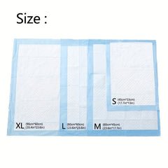 100pcs Dog Potty Training Mats Absorbent Leak Proof Dog Pee Pads