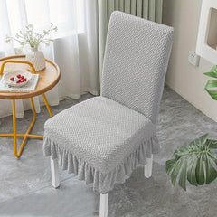 Abstract Grid Pattern Chair Slipcover for Dining Chairs