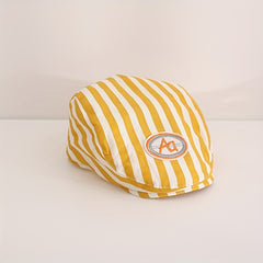 Striped Letter Casual Summer Hat for Men Women