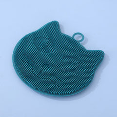 Reusable Silicone Cat Shape Cleaning Sponges for Dishes and Kitchen Supplies
