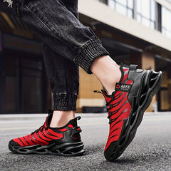 Men's Slip on Blade Sneakers Odor Resistant Athletic Shoes