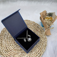 Creative Flip Jewelry Storage Box European Jewelry Box Ring Necklace Bangle Box