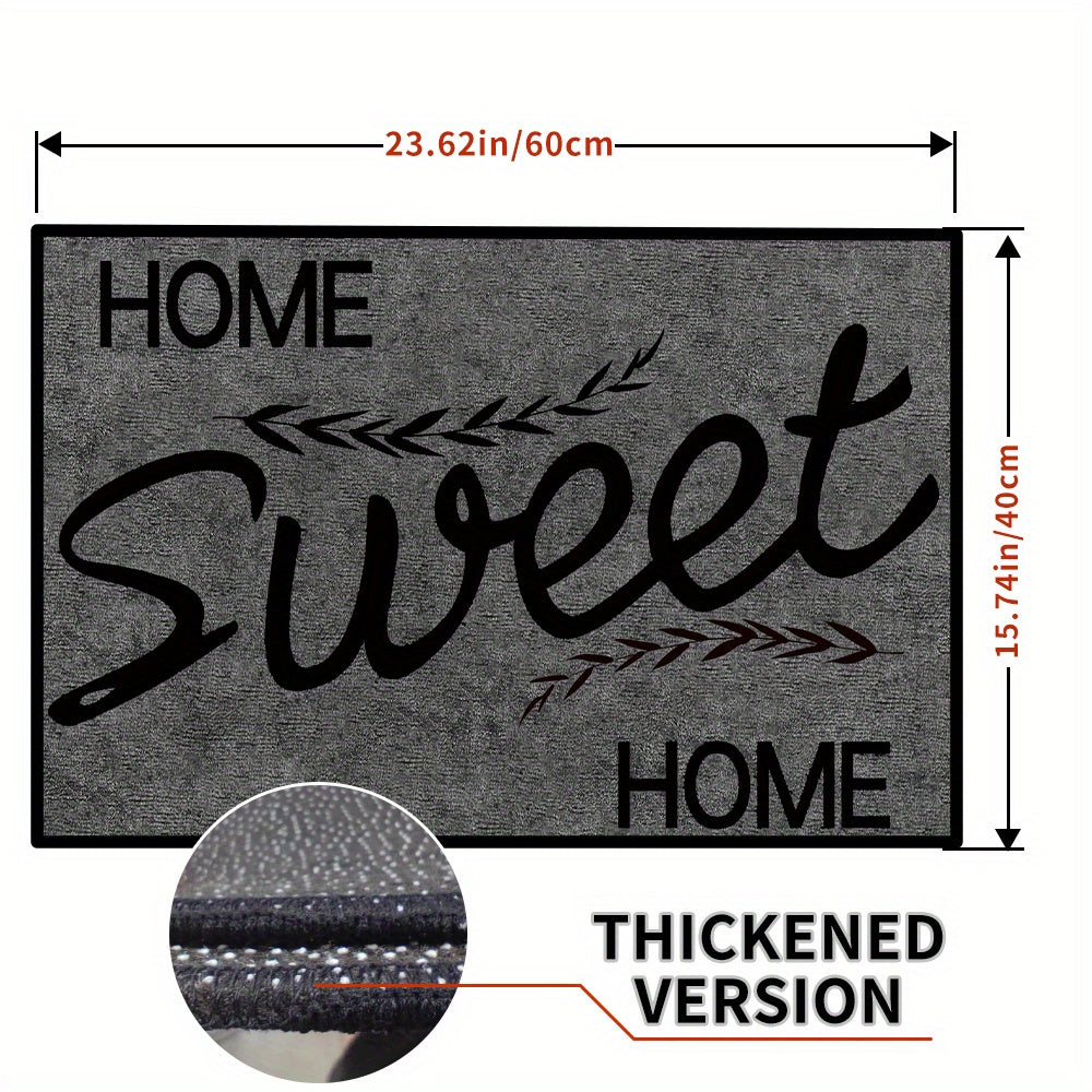 1pc Welcome Door Mat Non slip Front Door Outdoor Indoor Entrance Mat