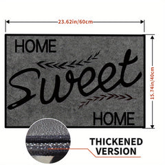 1pc Welcome Door Mat Non slip Front Door Outdoor Indoor Entrance Mat