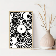 8pcs Reusable Texture Painting Stencil for DIY Layering Stencils Scrapbook