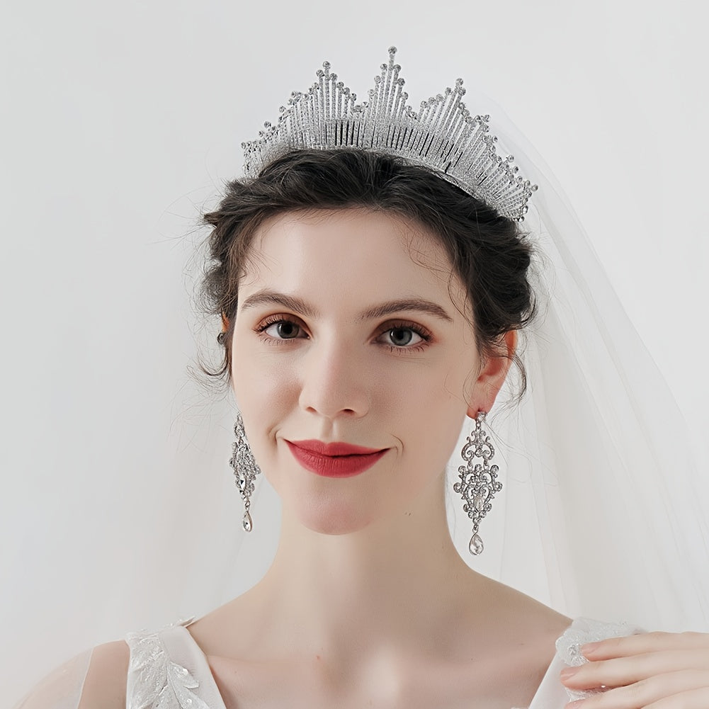 Rhinestone Crown Hairband Headband Party Decorations Tiara Wedding Birthday