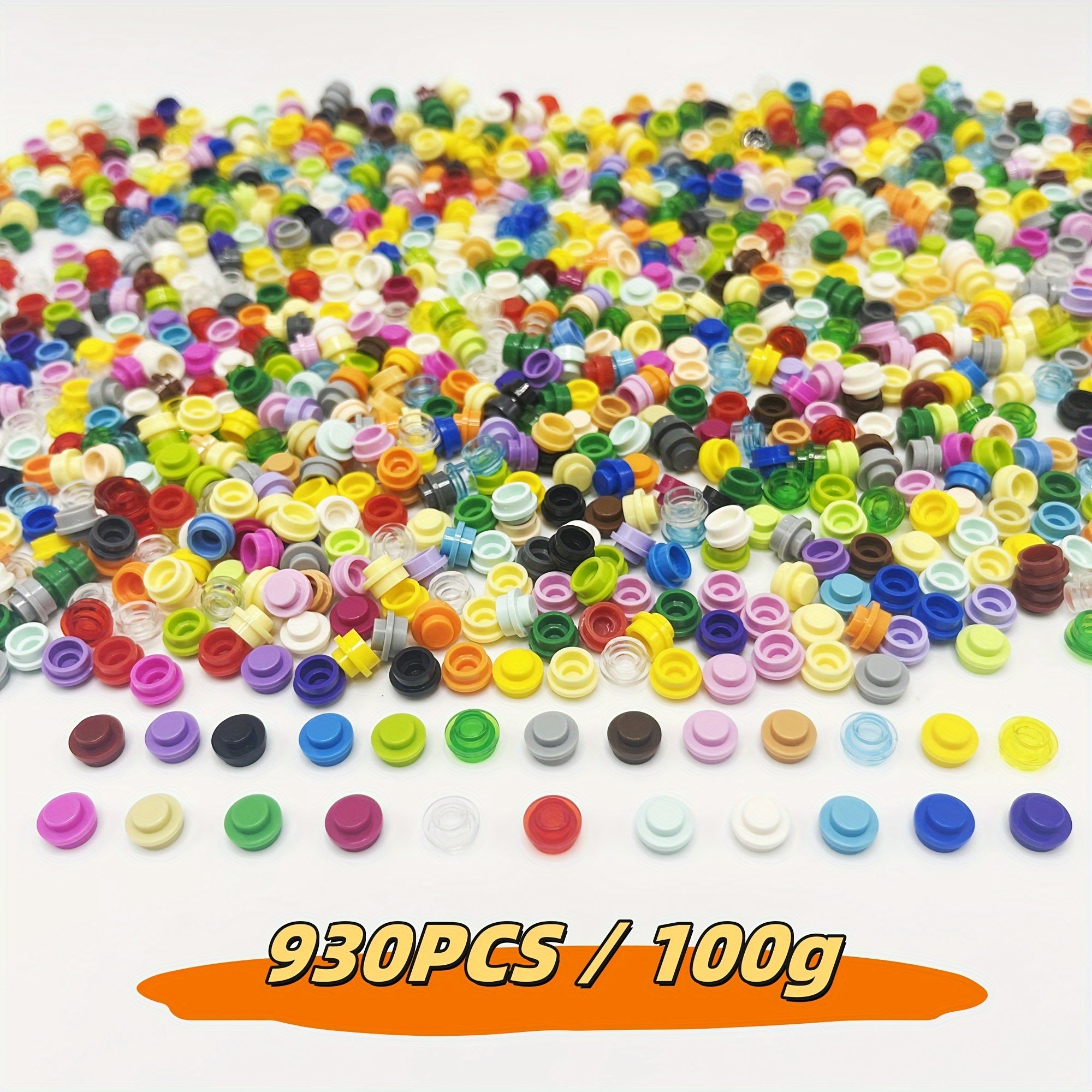 930pcs Pixel Art Block Bricks Compatible with 4073 6141 - DIY Building Toy