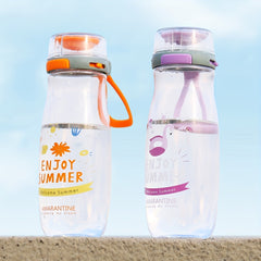 17oz Plastic Water Bottle Portable Leakproof Cup Outdoor Fitness Sports Travel