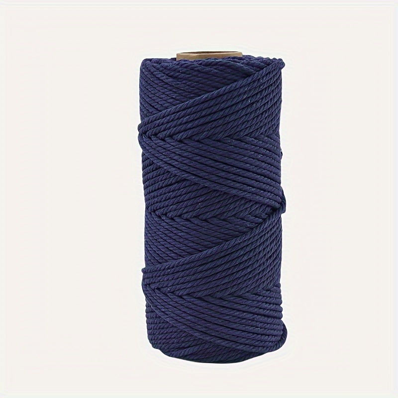 Colorful Cotton Rope Ornament DIY Accessory 3mm 100m Long