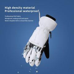 Winter Windproof Skiing Gloves Waterproof Plush Screen Touchable