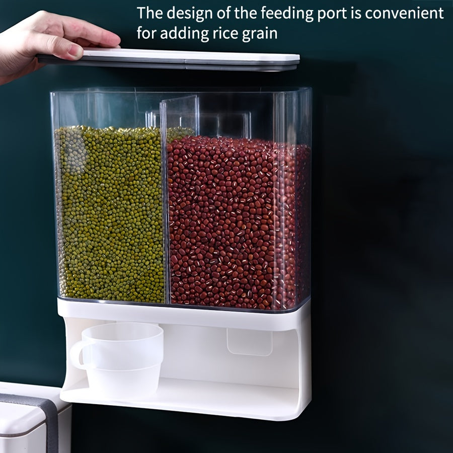 Japanese Plastic Wall-mounted Grain Storage Tank