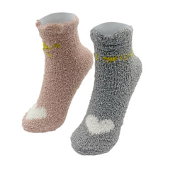 Cozy Coral Fleece Plush Sleep Socks Floor Socks Women's Stockings