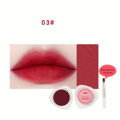 2-in-1 Lipstick & Blush Cream Jelly Lip Clay Matte Finish