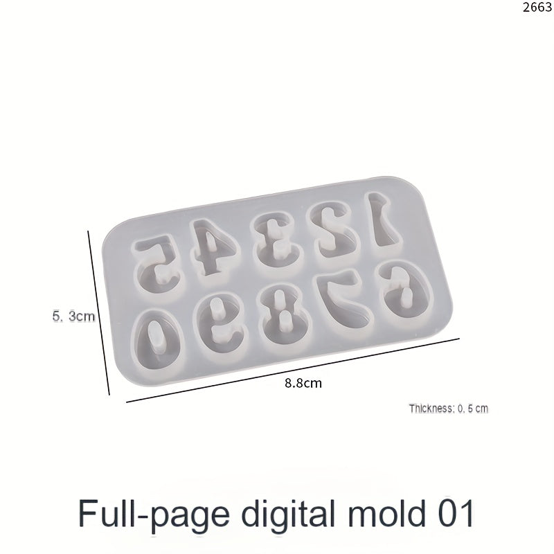 Alphabet Letter Pendant Silicone Mold DIY Epoxy Resin Jewelry Crafts