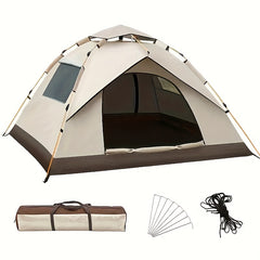 Waterproof Quick Open Tent for 3-4 People Camping