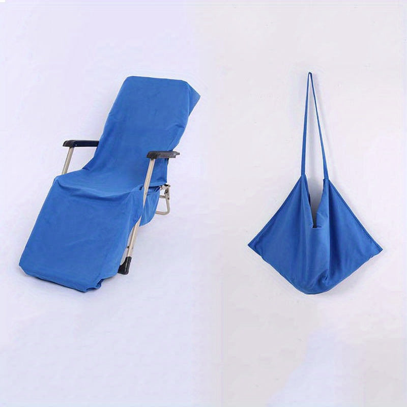 Beach Recliner Cover & Towel Set for Outdoor Leisure