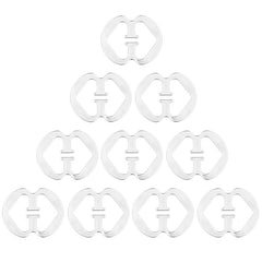Bra Strap Clips 10 Pcs Anti Slip Buckles Conceal Straps For Back