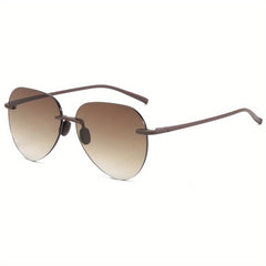 Ombre Rimless Sunglasses UV400 Sun Shades