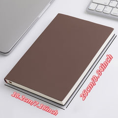 Soft Leather Notebook PU Leather B5 Waterproof 160 Pages