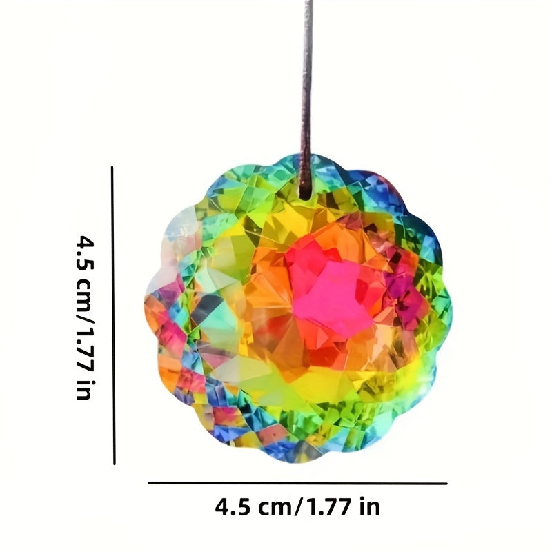 Crystal Suncatcher Rainbow Prism Pendant Home Garden Window Decor