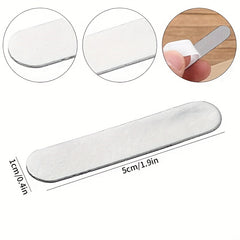 Plastic Weighted Lead Strips for Improved Golf Swing