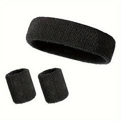 3pcs Sports Wristbands Headbands Et Cotton Male Female Sports